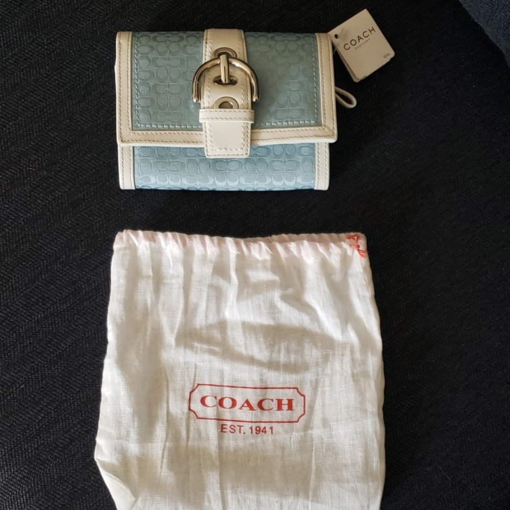 VINTAGE COACH hobo with matching wallet - Picture 7 of 8